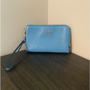 Coach Wristlet - Blue